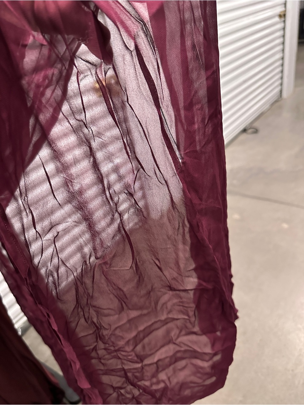 Retrofete Julia Gown in Port Maroon Satin - Picture 3 of 5